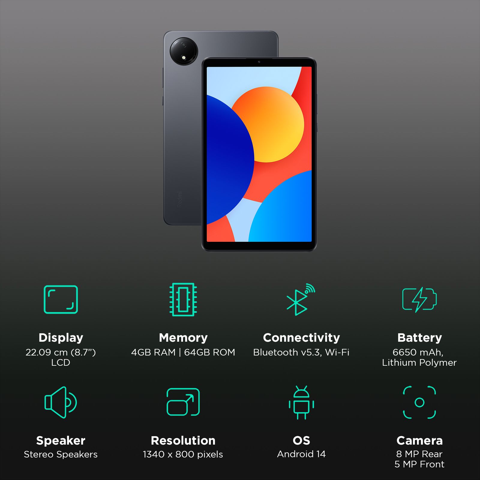 Buy Redmi Pad SE Wi-Fi+4G Android Tablet (8.7 Inch, 4GB RAM, 64GB